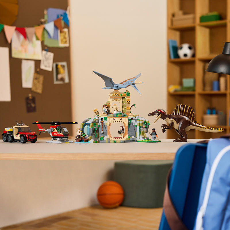 ليغو سبينوصور وكيتزالكوتلس لوكتميسي 76976 العالم الجوراسي