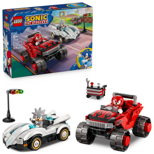 LEGO Silver's car vs. Knuckles' monster truck 77118 Sonic