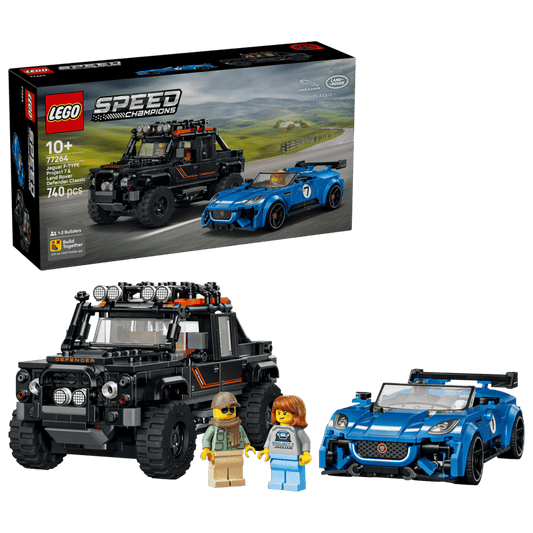 LEGO Jaguar Project 7 & Land Rover Defender 77264 Speedchampions