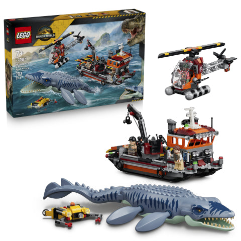 LEGO Mosasaurus Dinosaur Boat Attack 77983 Jurassic World