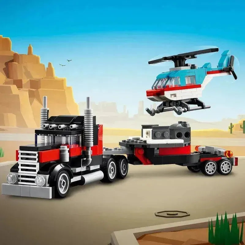 LEGO Flatbed Truck with Helicopter 31146 Creator 3 in 1 LEGO CREATOR 3 IN 1 @ 2TTOYS LEGO €. 19.99