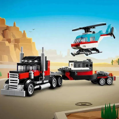 LEGO Flatbed Truck with Helicopter 31146 Creator 3 in 1 LEGO CREATOR 3 IN 1 @ 2TTOYS LEGO €. 19.99