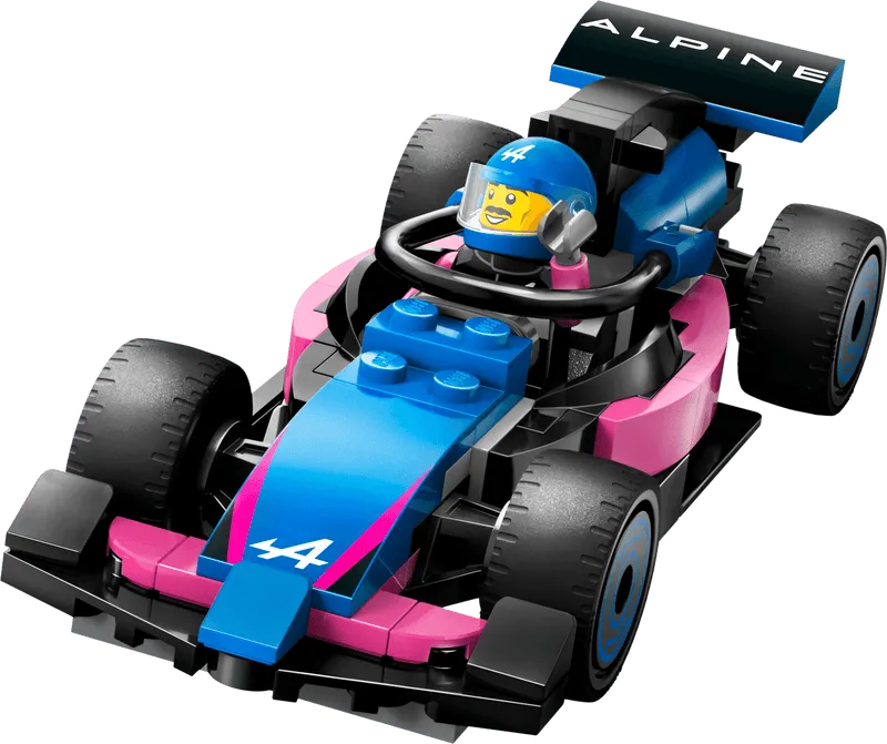 التقت LEGO Pitbox مع سيارة Mercedes AMG en Alpine F1 60444 City