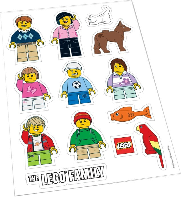 LEGO Family Car Stickers 850794 Gear