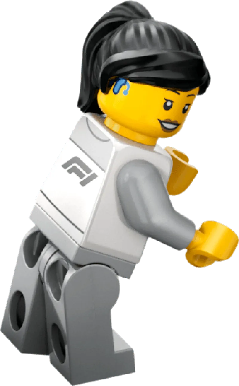 التقت LEGO Pitbox مع سيارة Mercedes AMG en Alpine F1 60444 City