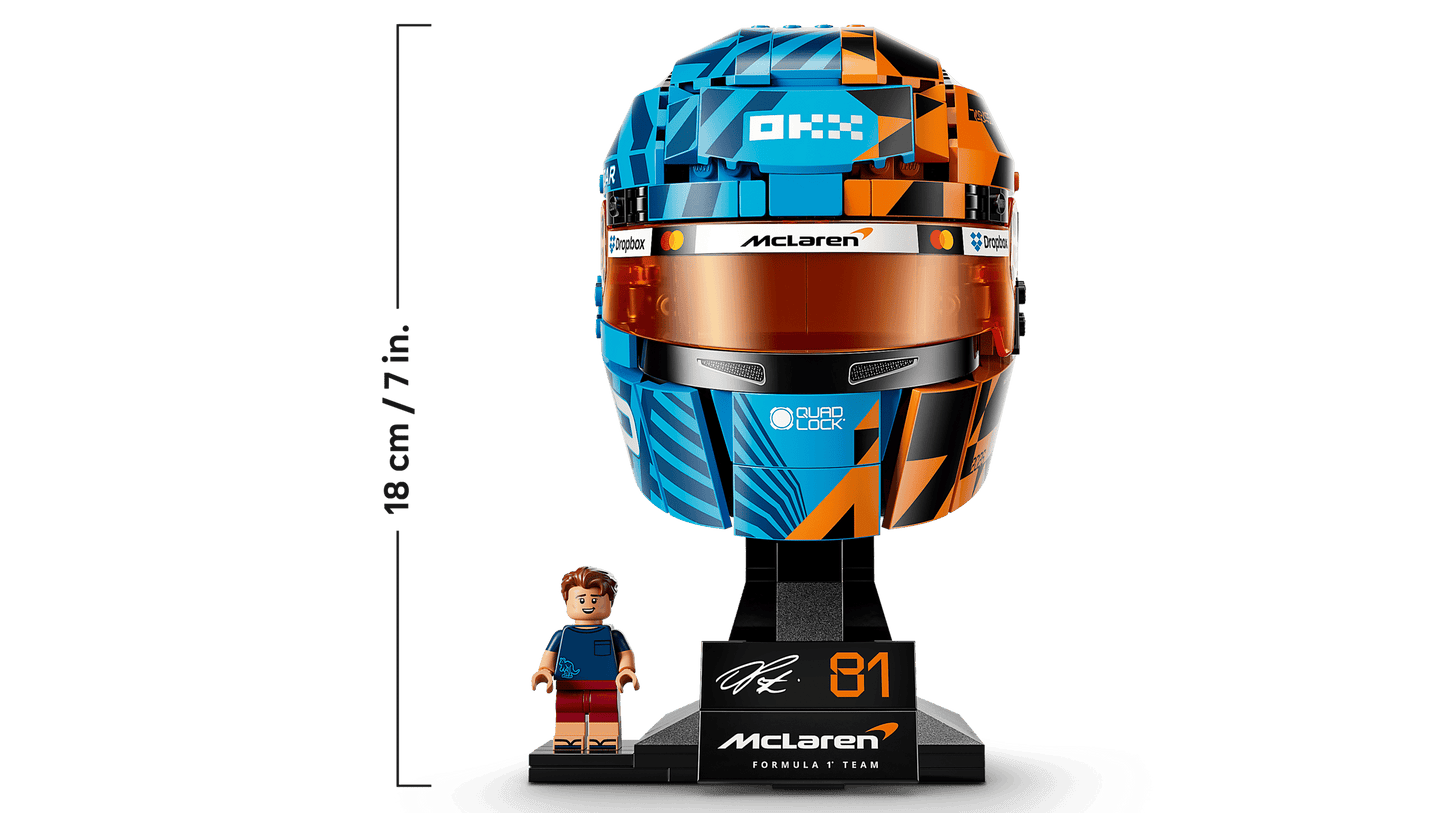 LEGO McLaren Mastercard F1 Team Oscar Piastri Helmet 43017 Edition Vehicles