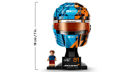 LEGO McLaren Mastercard F1 Team Oscar Piastri Helmet 43017 Edition Vehicles
