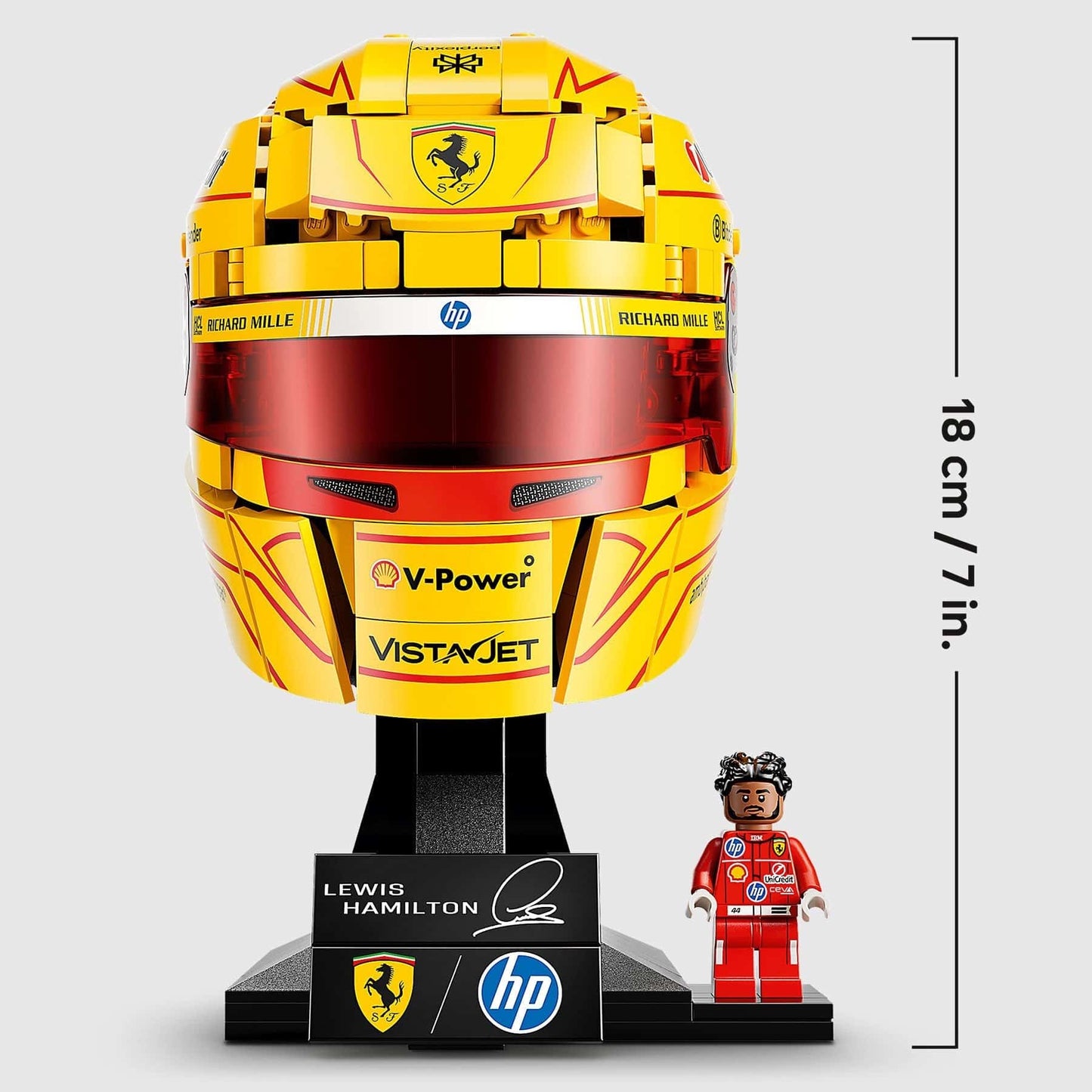 LEGO Scuderia Ferrari HP Lewis Hamilton Helmet 43022 Edition Vehicles