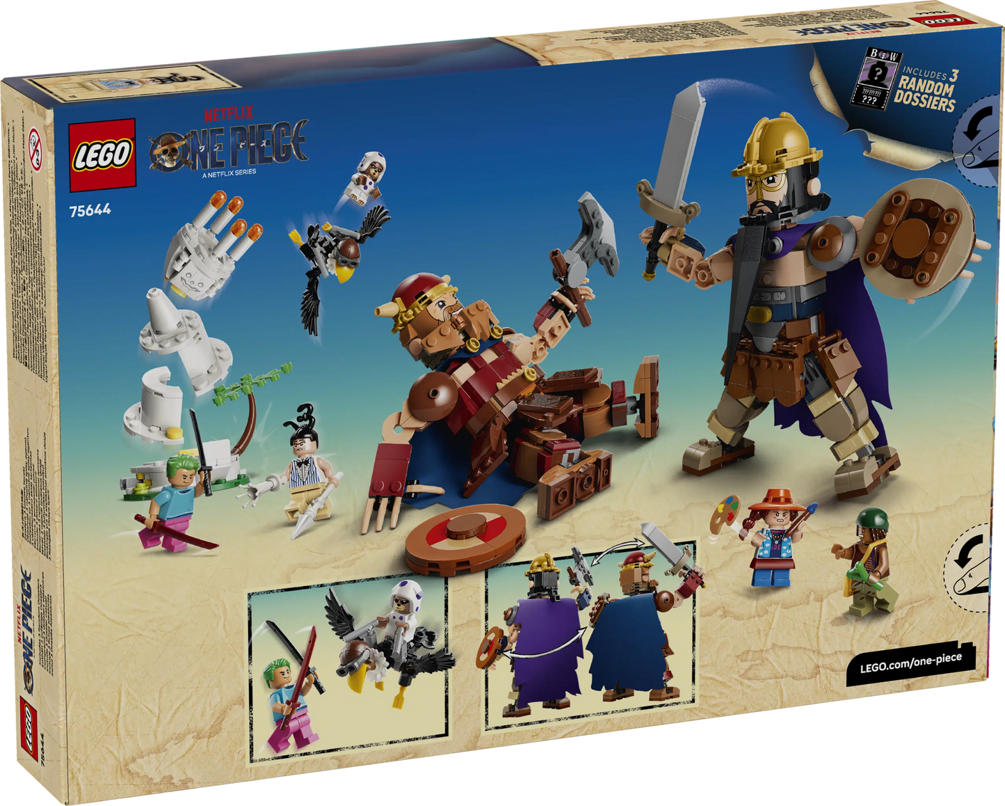 LEGO Dorry vs. Brogy – عمالقة الحديقة الصغيرة 75644 واحد