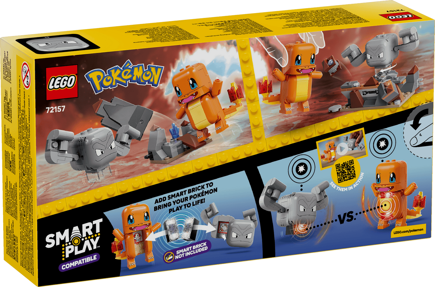 LEGO SMART Play: Charmander and Geodude’s Cavern Clash 72157 Pokemon