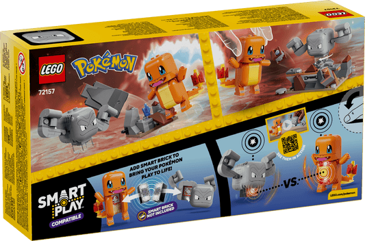 LEGO SMART Play: Charmander and Geodude’s Cavern Clash 72157 Pokemon
