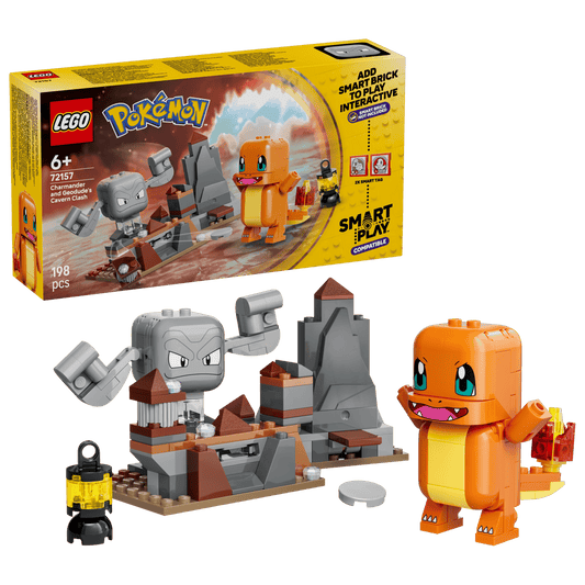 LEGO SMART Play: Charmander and Geodude’s Cavern Clash 72157 Pokemon