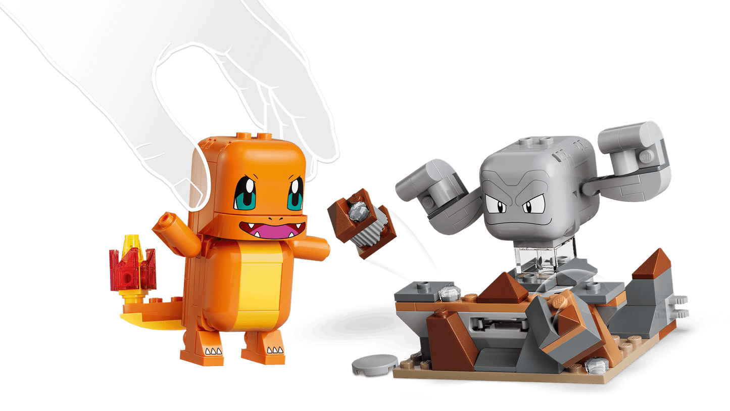 LEGO SMART Play: Charmander and Geodude’s Cavern Clash 72157 Pokemon