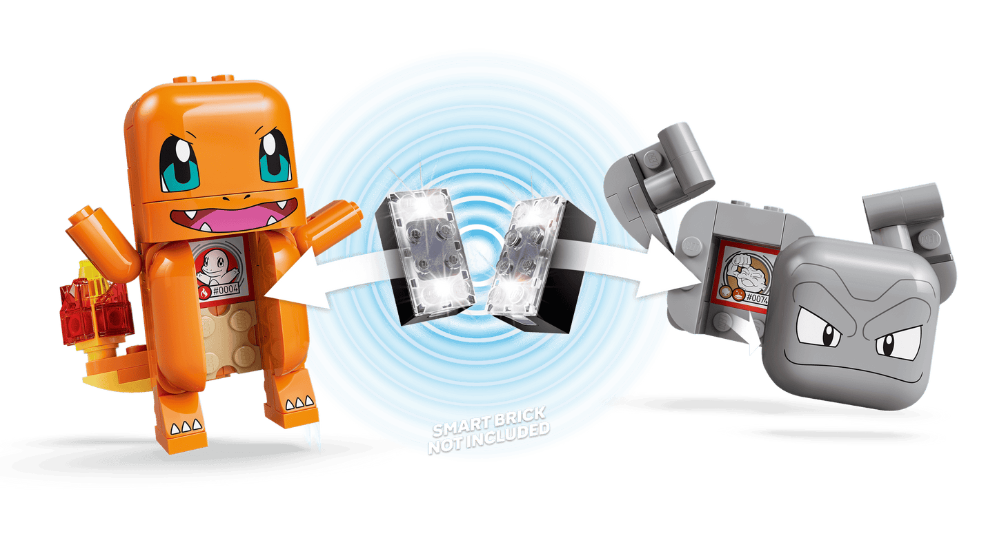 LEGO SMART Play: Charmander and Geodude’s Cavern Clash 72157 Pokemon