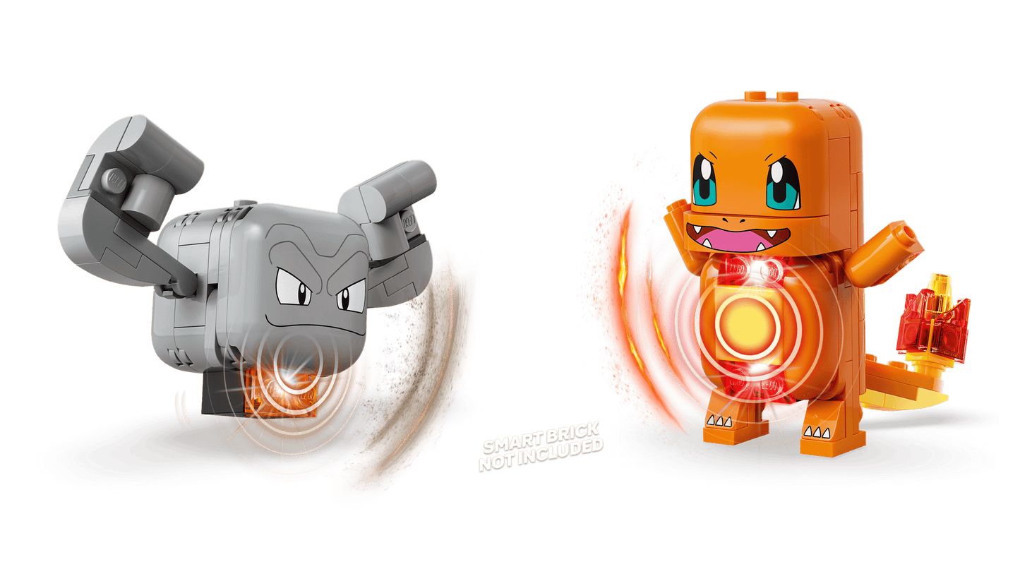 LEGO SMART Play: Charmander and Geodude’s Cavern Clash 72157 Pokemon