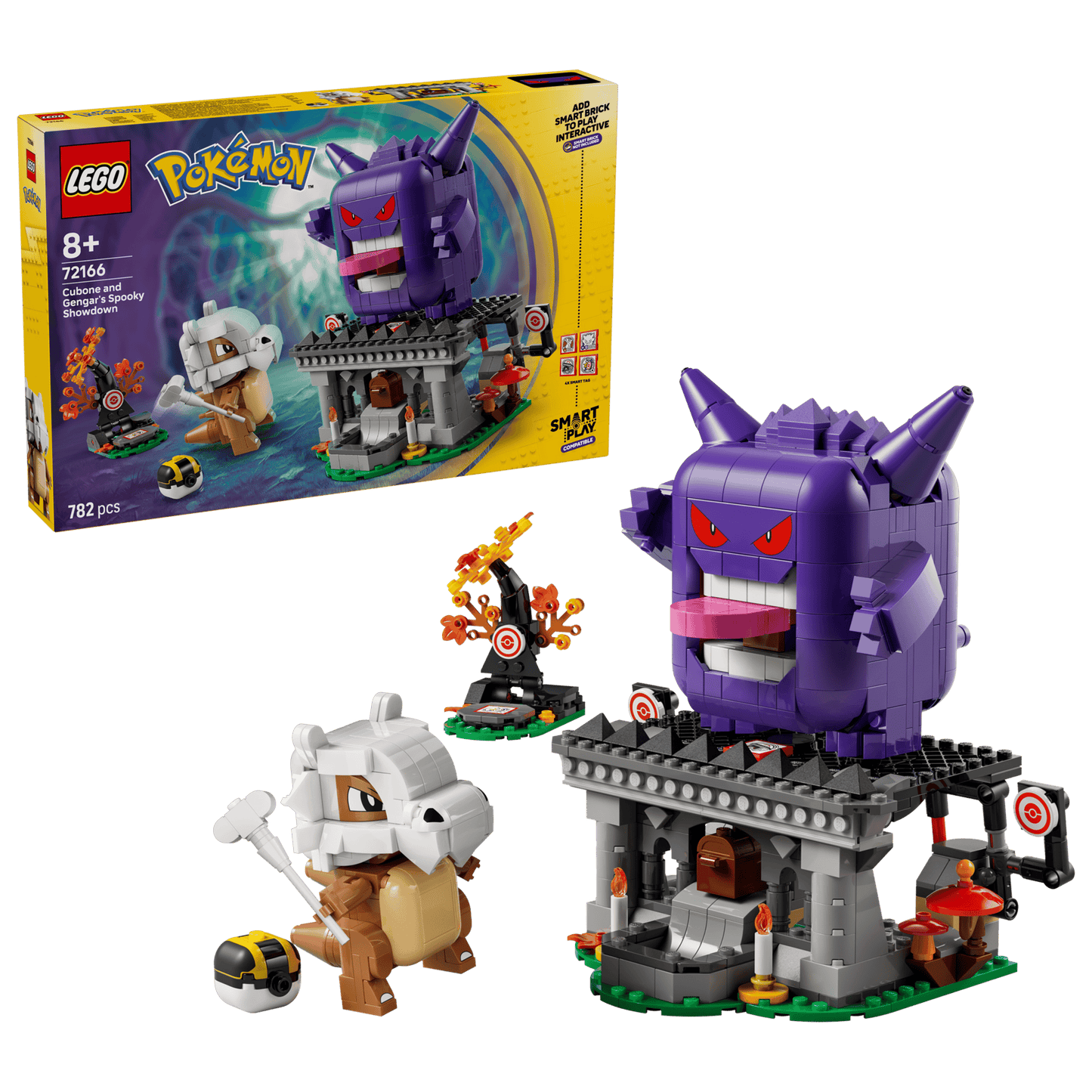 LEGO SMART Play: Cubone and Gengar’s Spooky Showdown 72166 Pokemon