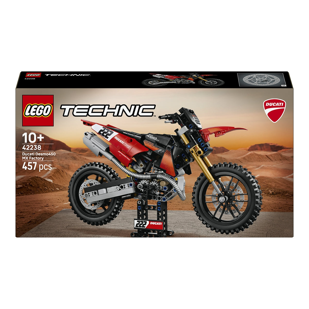 LEGO Ducati Desmo 450 MX Factory 42238 Technic