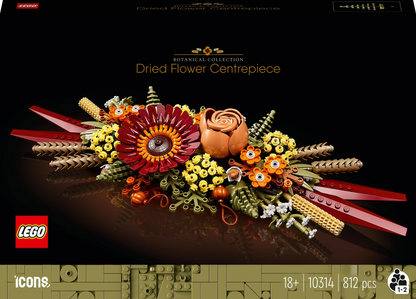 قطعة مركزية من الزهور المجففة من ليغو 10314 أيقونة