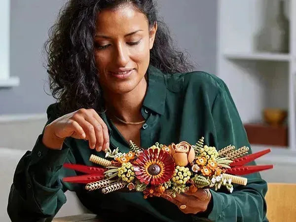 قطعة مركزية من الزهور المجففة من ليغو 10314 أيقونة