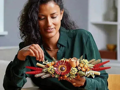 قطعة مركزية من الزهور المجففة من ليغو 10314 أيقونة