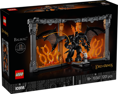 LEGO Booknook: The Lord of the Rings – Balrog™ 10367 Lord of the Rings