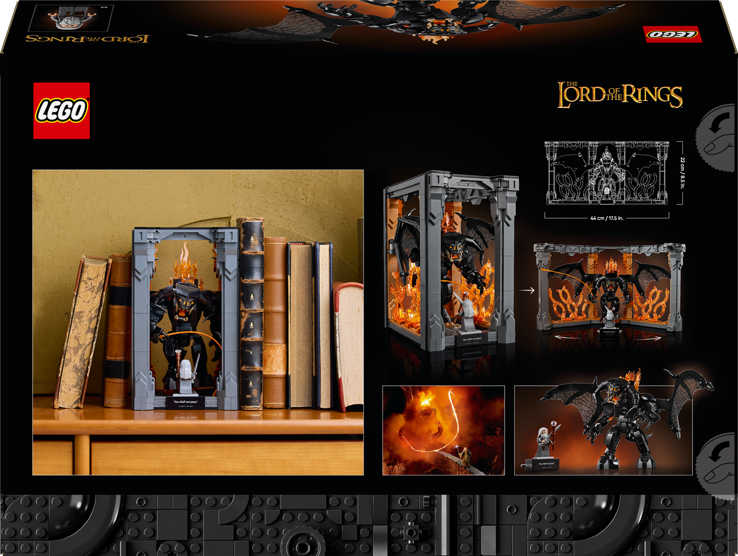 LEGO Booknook: The Lord of the Rings – Balrog™ 10367 Lord of the Rings