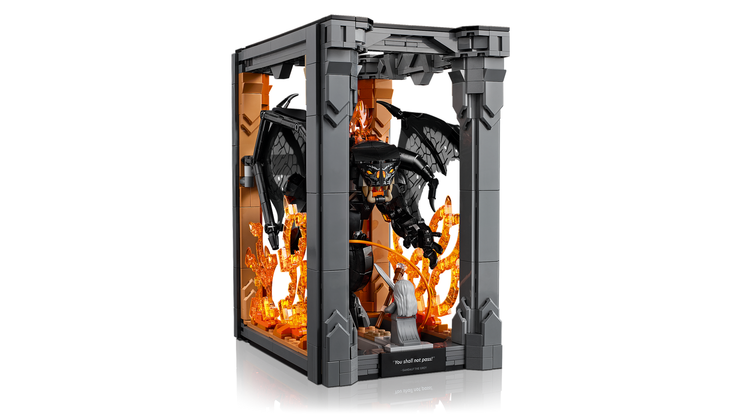 LEGO Booknook: The Lord of the Rings – Balrog™ 10367 Lord of the Rings