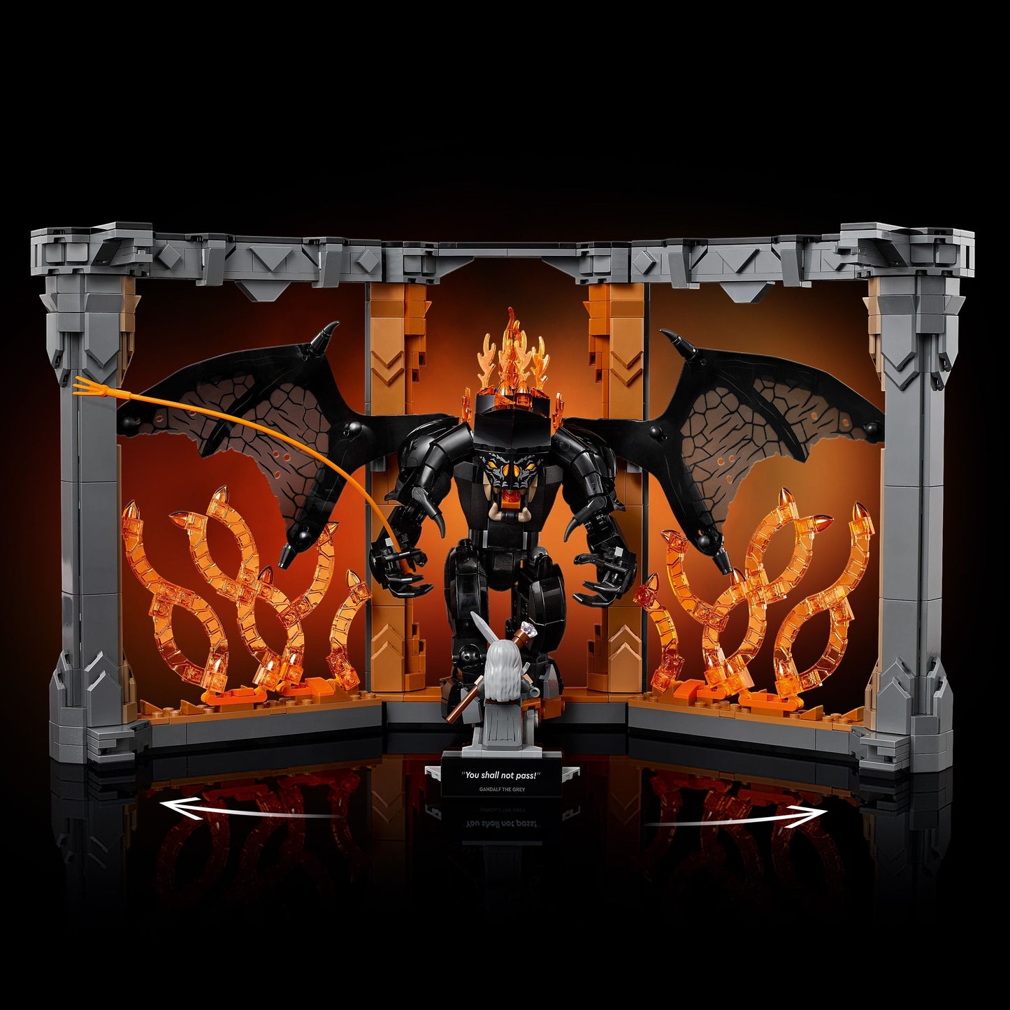 LEGO Booknook: The Lord of the Rings – Balrog™ 10367 Lord of the Rings