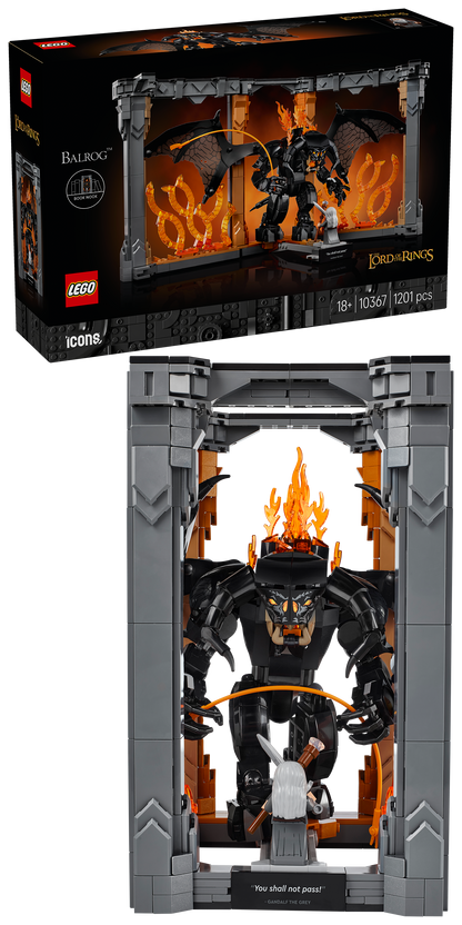 LEGO Booknook: The Lord of the Rings – Balrog™ 10367 Lord of the Rings