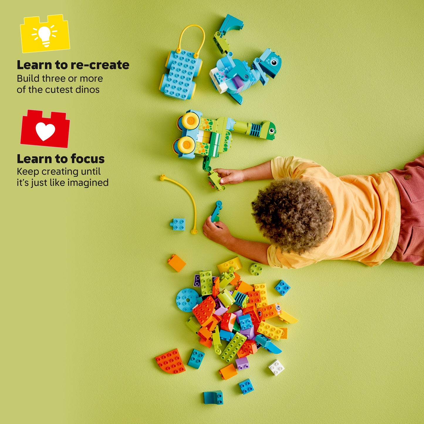 مجموعة ديناصورات ليغو 3 في 1 على عجلات 10451 دوبلو