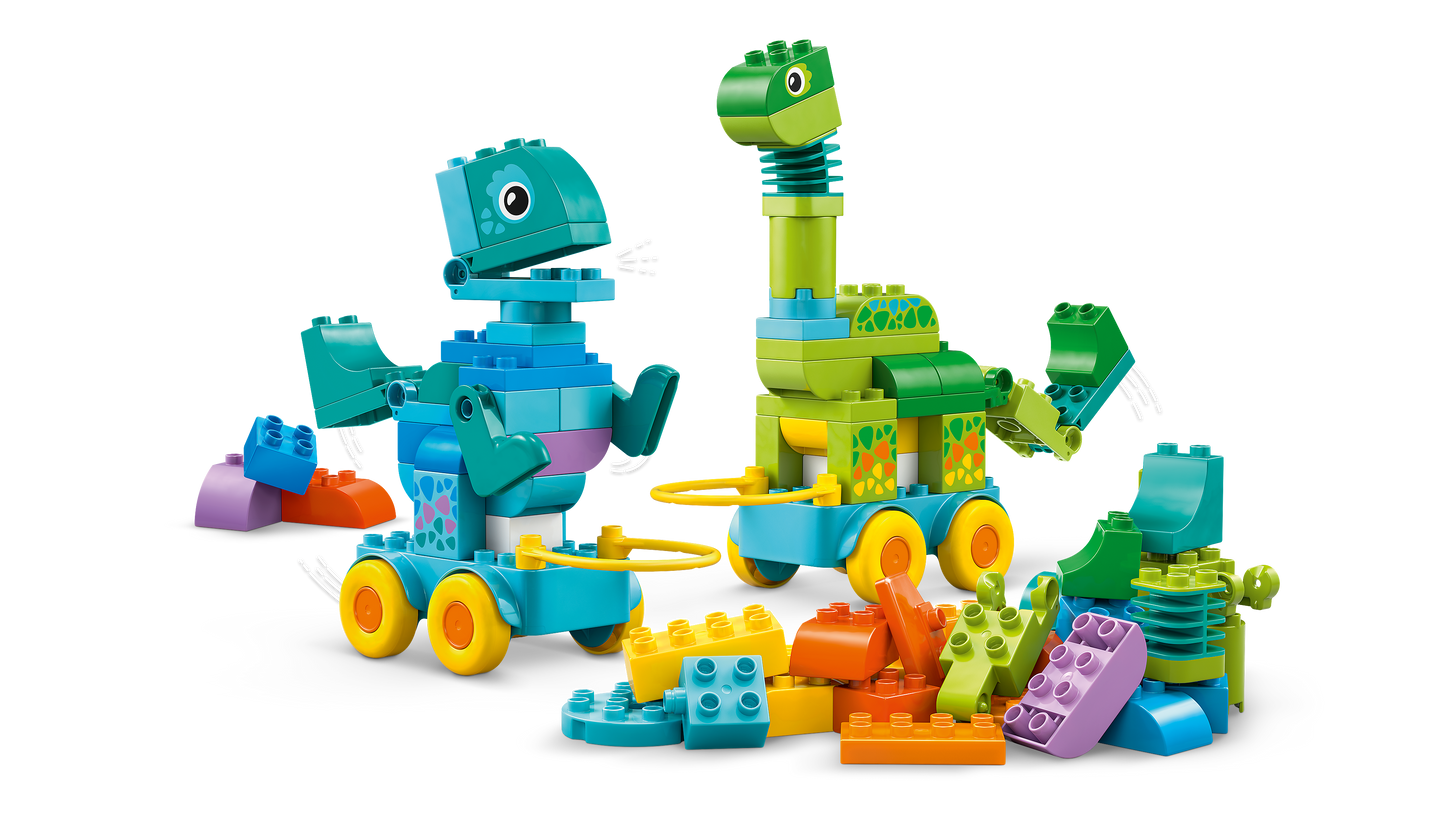 مجموعة ديناصورات ليغو 3 في 1 على عجلات 10451 دوبلو