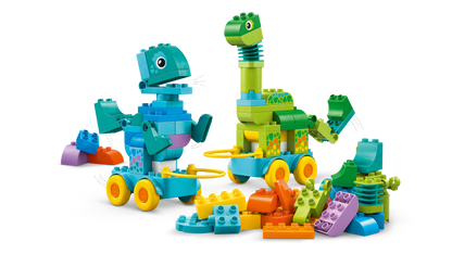 مجموعة ديناصورات ليغو 3 في 1 على عجلات 10451 دوبلو