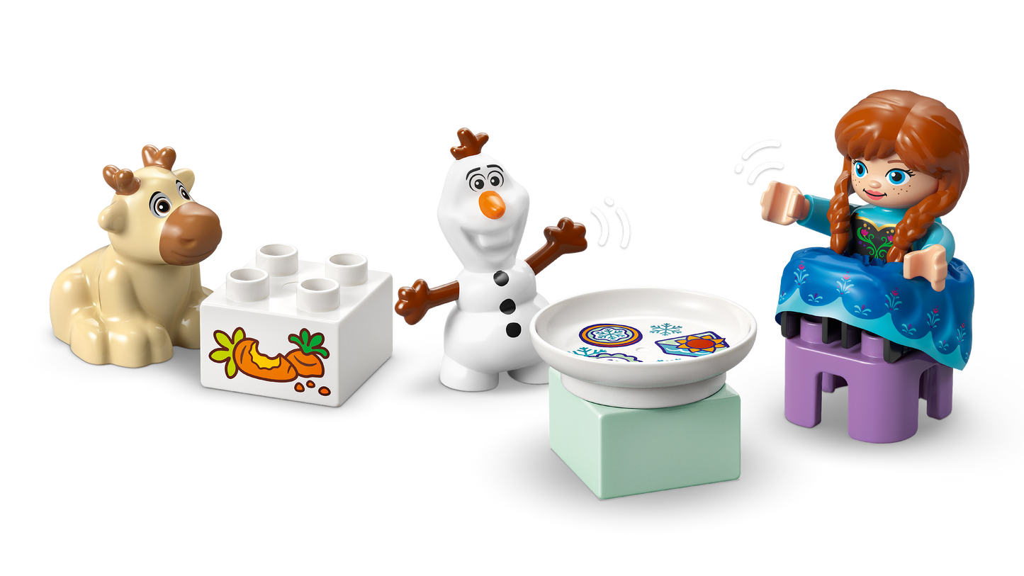 ليغو حفلة قلعة آنا وإلسا المجمدة 10455 دوبلو