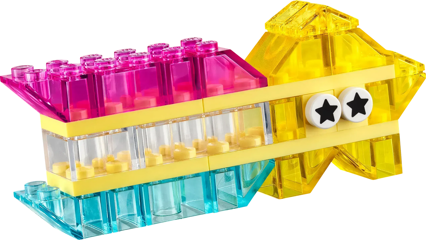 صندوق ليغو الشفاف 11040 الكلاسيكي