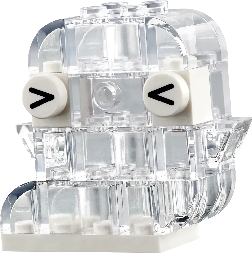 صندوق ليغو الشفاف 11040 الكلاسيكي