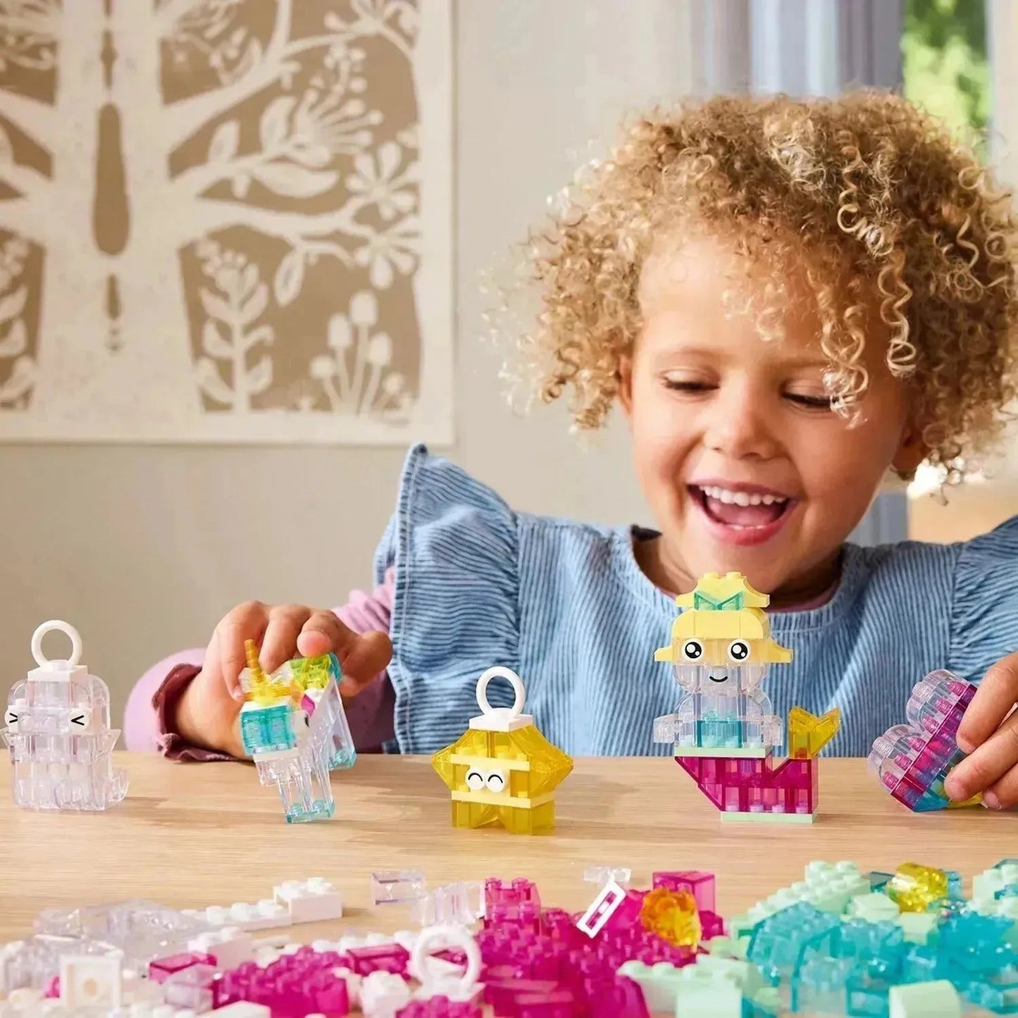 صندوق ليغو الشفاف 11040 الكلاسيكي