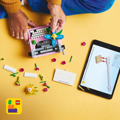 آلة كاتبة ليغو مع زهور 31169 كريتور 3 في 1