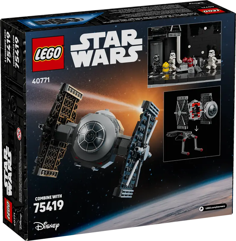 LEGO TIE Fighter with Imperial Hangar Rack 40771 StarWars