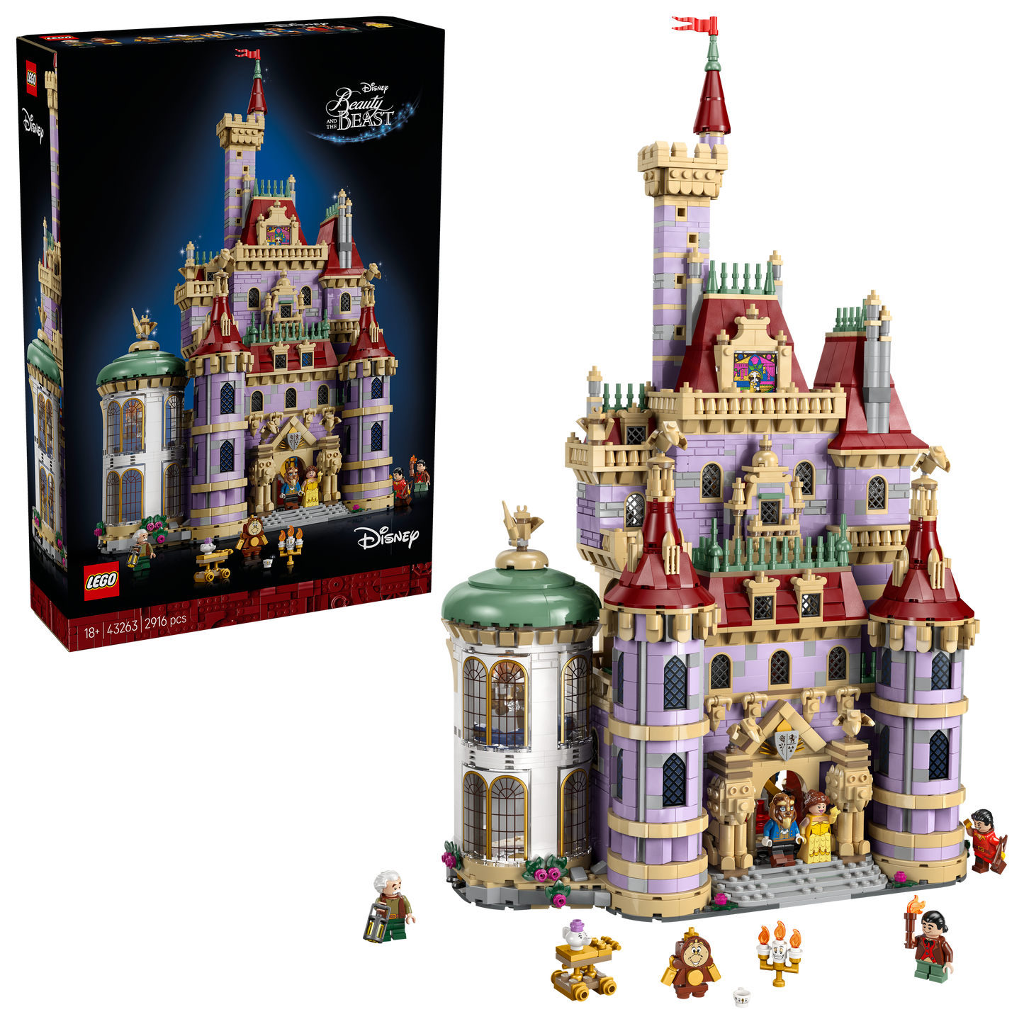 LEGO Beauty and the Beast Castle 43263 Disney