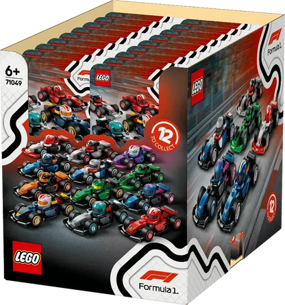 LEGO Formule 1 coureurs met hun auto 71049 Minifiguren (set 12 stuks)
