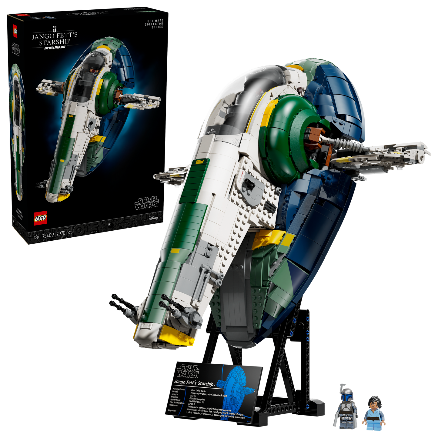LEGO The Jango Fett's Firespray 75409 StarWars