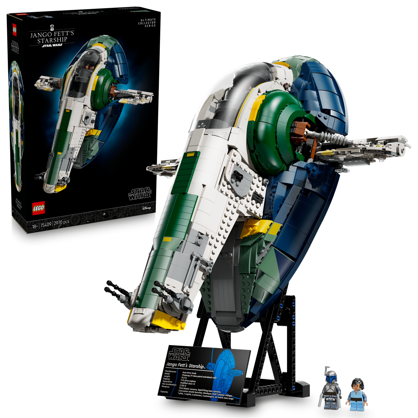 LEGO The Jango Fett's Firespray 75409 StarWars