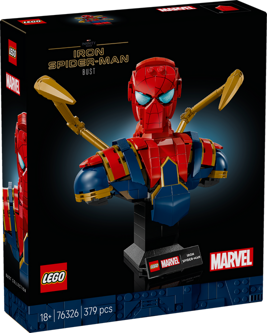 LEGO Iron Spider-Man buste 76326 Superheroes (Pre-order: augustus)