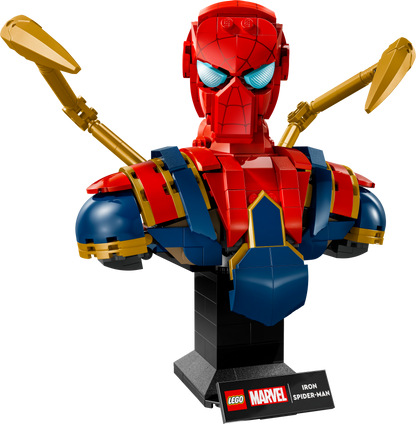 تمثال نصفي لرجل العنكبوت الحديدي من ليجو 76326 أبطال خارقون