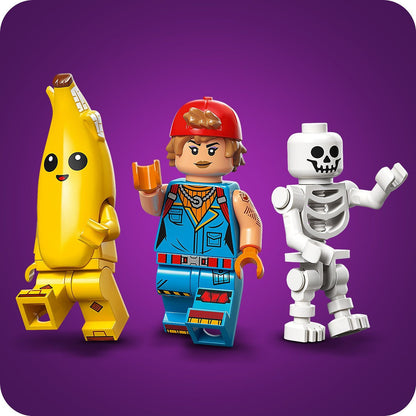 LEGO Peely and Sparkplugs kamp 77075 Fortnite