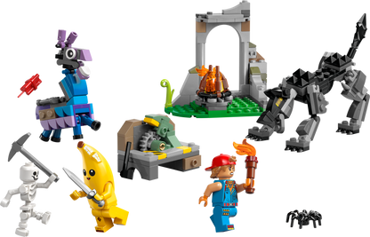 LEGO Peely and Sparkplugs kamp 77075 Fortnite
