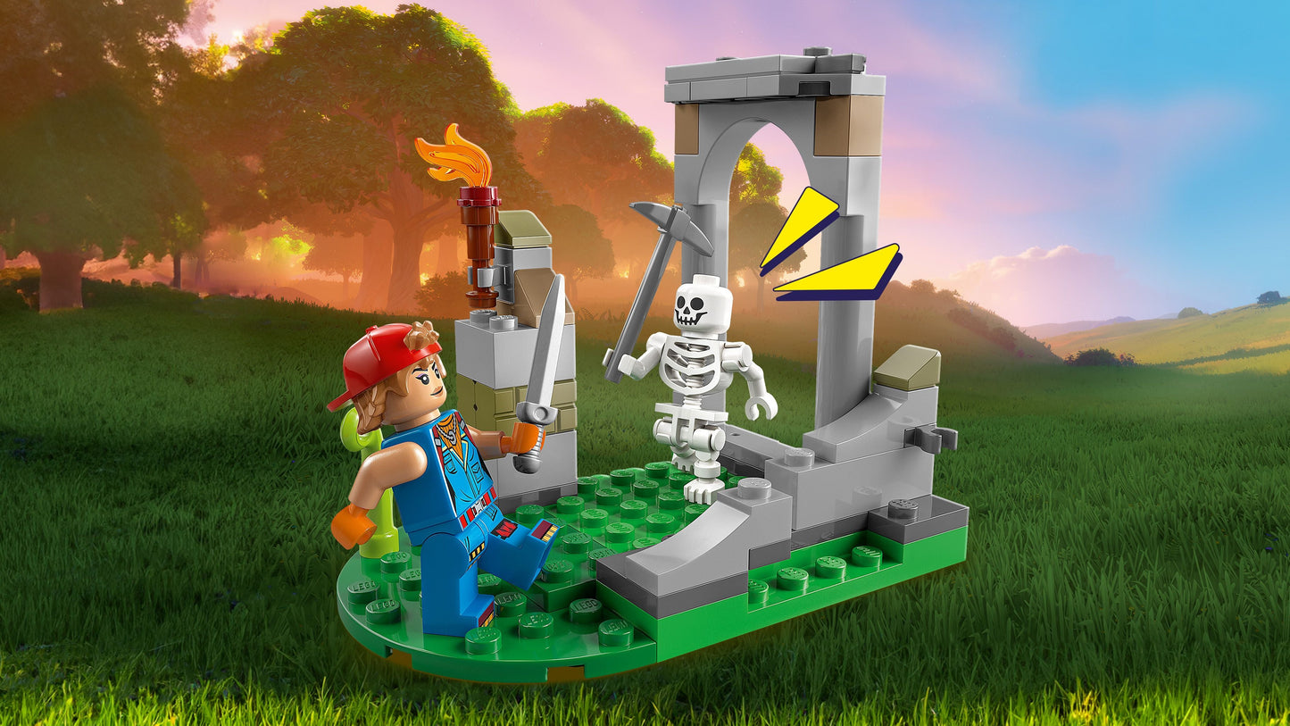 LEGO Peely and Sparkplugs kamp 77075 Fortnite