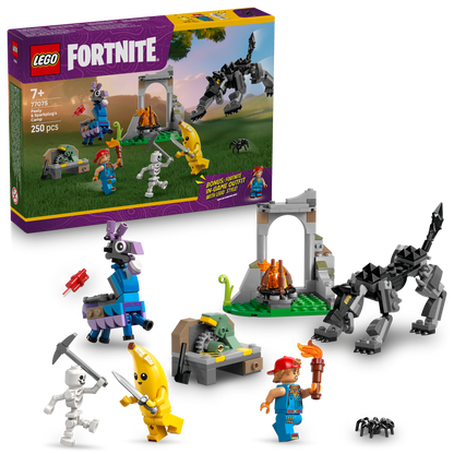 LEGO Peely and Sparkplugs kamp 77075 Fortnite