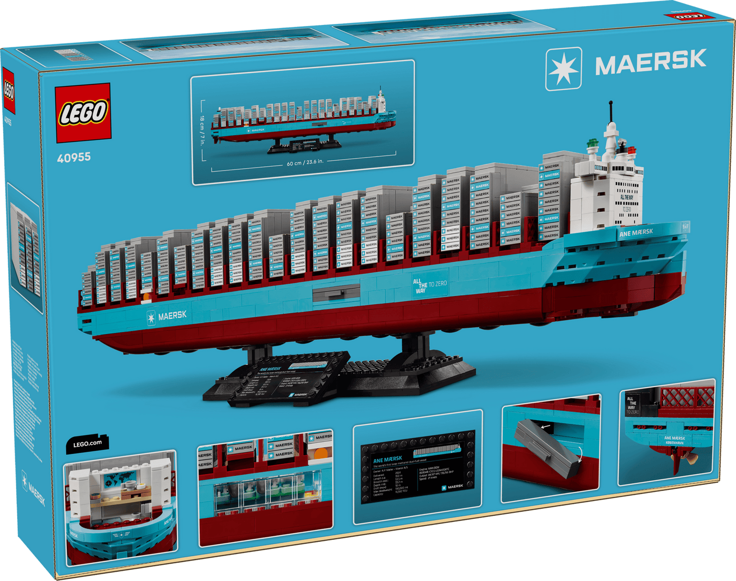 LEGO Maersk Dual-Fuel Container Vessel 40955 Icons