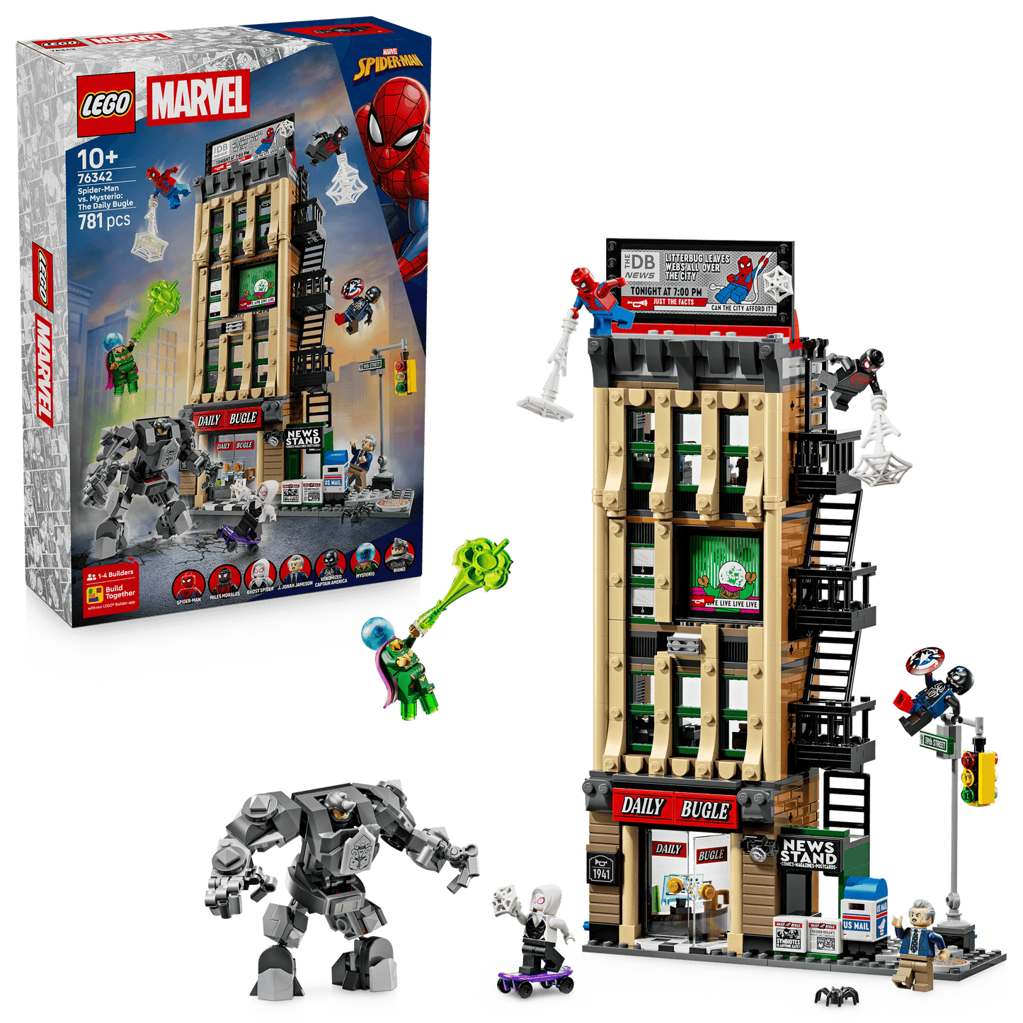 LEGO Spider-Man vs. Mysterio: The Daily Bugle 76342 Superheroes